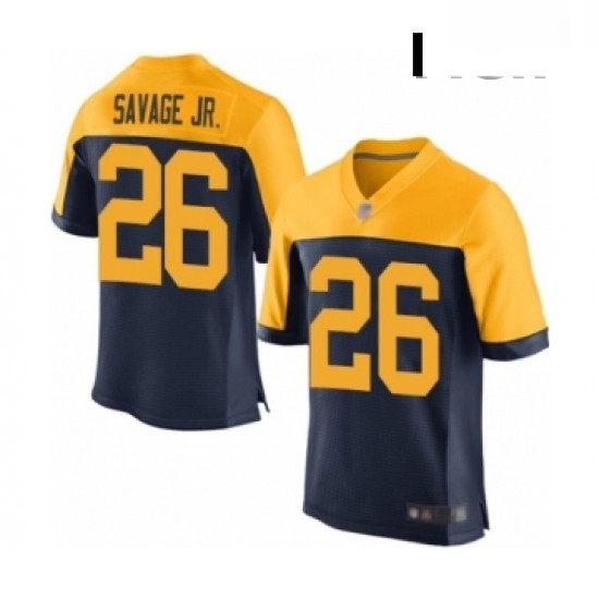 Men Green Bay Packers 26 Darnell Savage Jr Elite Navy Blue Alternate Football Jersey Men Green Bay Packers 26 Darnell Savage Jr Elite Navy Blue Alternate Football Jersey