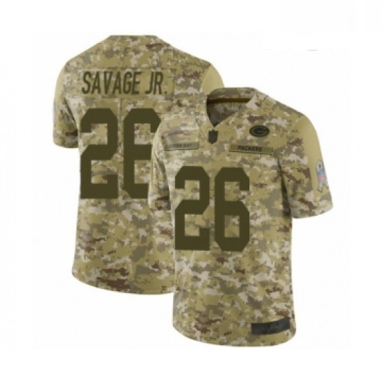 Men Green Bay Packers 26 Darnell Savage Jr Limited Camo 2018 Salute to Service Football Jersey Men Green Bay Packers 26 Darnell Savage Jr Limited Camo 2018 Salute to Service Football Jersey