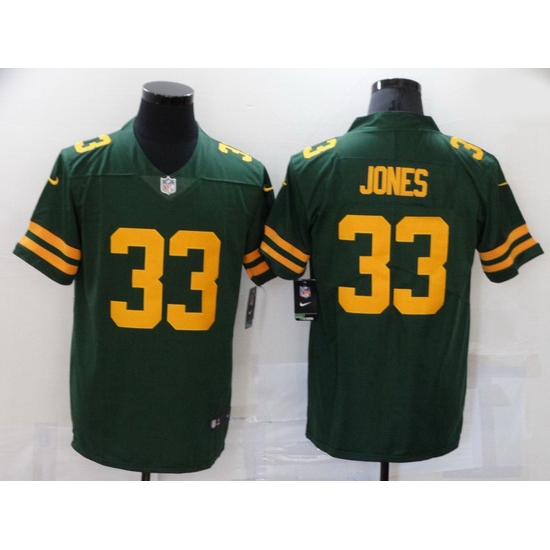 Men Green Bay Packers 33 Aaron Jones Green Yellow 2021 Vapor Untouchable Stitched NFL Nike Limited Jersey Men Green Bay Packers 33 Aaron Jones Green Yellow 2021 Vapor Untouchable Stitched NFL Nike Limited Jersey