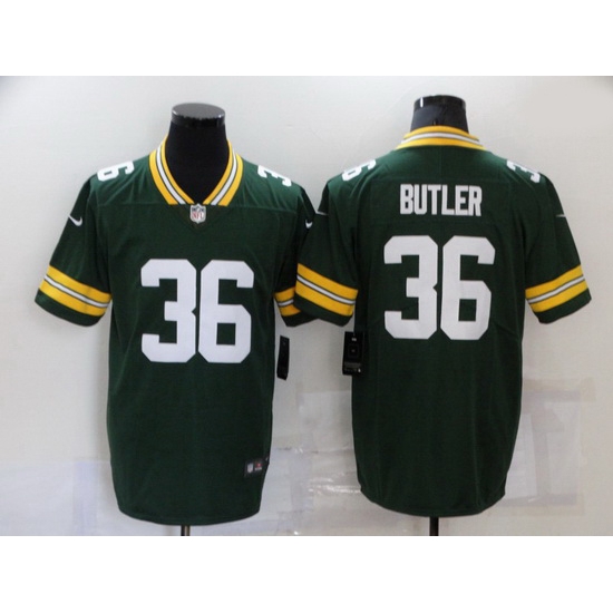 Men Green Bay Packers 36 LeRoy Butler Green 2021 Vapor Untouchable Stitched NFL Nike Limited Jersey Men Green Bay Packers 36 LeRoy Butler Green 2021 Vapor Untouchable Stitched NFL Nike Limited Jersey
