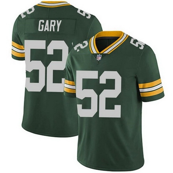 Men Green Bay Packers 52 Rashan Gary Green Stitched Football Jersey Men Green Bay Packers 52 Rashan Gary Green Stitched Football Jersey