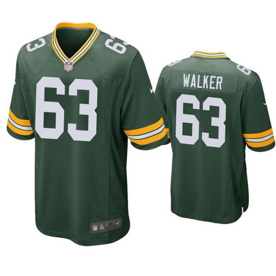 Men Green Bay Packers 63 Rasheed Walker Green Stitched Football Jerseyy Men Green Bay Packers 63 Rasheed Walker Green Stitched Football Jerseyy