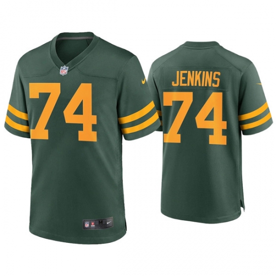 Men Green Bay Packers 74 Elgton Jenkins Alternate Limited Green Jersey Men Green Bay Packers 74 Elgton Jenkins Alternate Limited Green Jersey