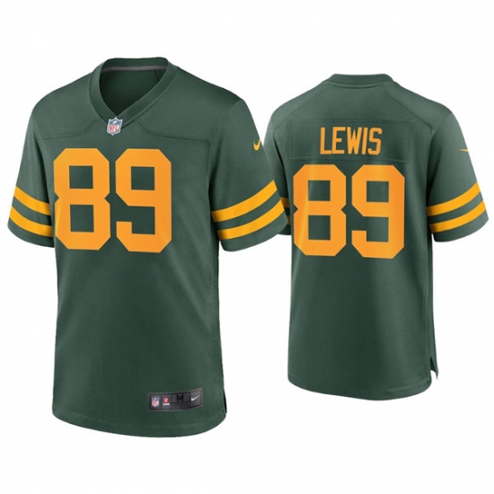 Men Green Bay Packers 89 Marcedes Lewis Alternate Limited Green Jersey Men Green Bay Packers 89 Marcedes Lewis Alternate Limited Green Jersey