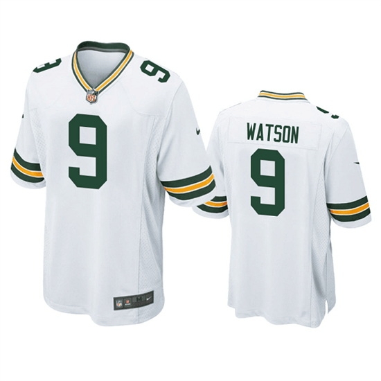 Men Green Bay Packers 9 Christian Watson White Stitched Football Jersey Men Green Bay Packers 9 Christian Watson White Stitched Football Jersey