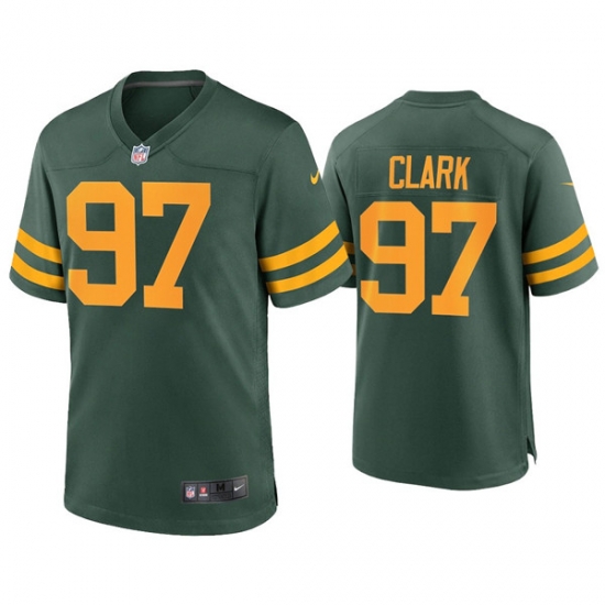 Men Green Bay Packers 97 Kenny Clark Green Alternate Limited Jersey Men Green Bay Packers 97 Kenny Clark Green Alternate Limited Jersey