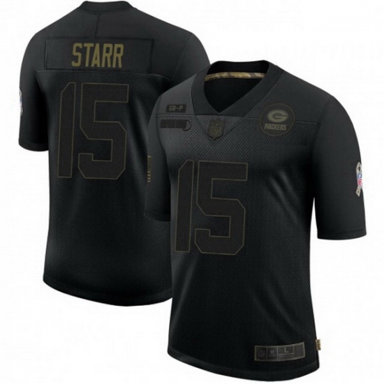 Men Nike Green Bay Packers 15 Bart Starr 2020 Salute To Service Limited Jersey Men Nike Green Bay Packers 15 Bart Starr 2020 Salute To Service Limited Jersey