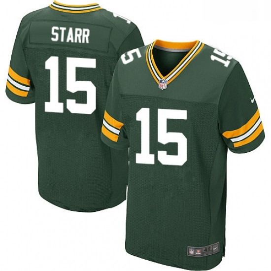 Men Nike Green Bay Packers 15 Bart Starr Elite Green Team Color NFL Jersey Men Nike Green Bay Packers 15 Bart Starr Elite Green Team Color NFL Jersey