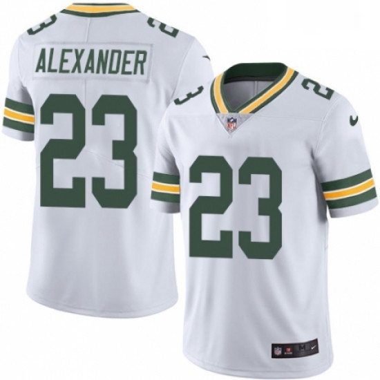 Men Nike Green Bay Packers 23 Jaire Alexander White Vapor Untouchable Limited Player NFL Jersey Men Nike Green Bay Packers 23 Jaire Alexander White Vapor Untouchable Limited Player NFL Jersey