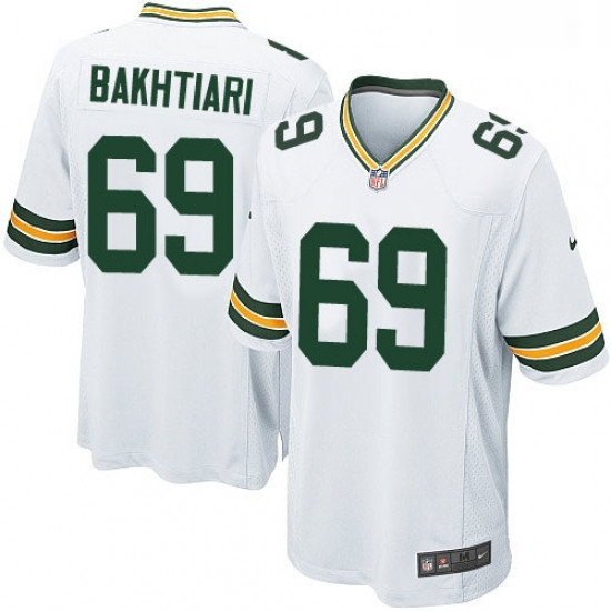 Men Nike Green Bay Packers 69 David Bakhtiari Game White NFL Jersey Men Nike Green Bay Packers 69 David Bakhtiari Game White NFL Jersey