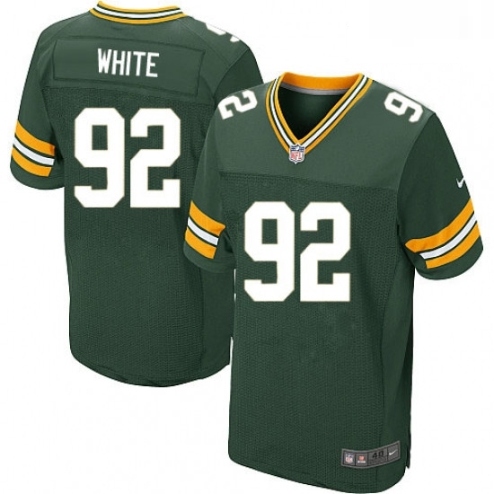 Men Nike Green Bay Packers 92 Reggie White Elite Green Team Color NFL Jersey Men Nike Green Bay Packers 92 Reggie White Elite Green Team Color NFL Jersey