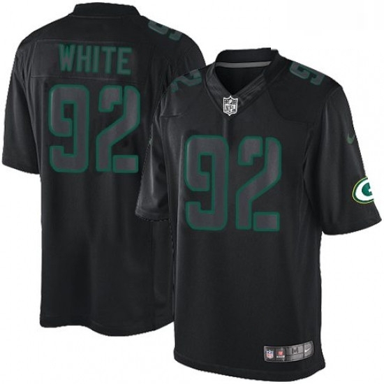 Men Nike Green Bay Packers 92 Reggie White Limited Black Impact NFL Jersey Men Nike Green Bay Packers 92 Reggie White Limited Black Impact NFL Jersey
