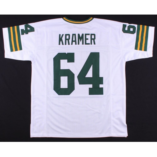 Men packers jerry kramer White jersey Men packers jerry kramer White jersey