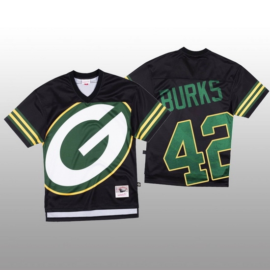 NFL Green Bay Packers 42 Oren Burks Black Men Mitchell 26 Nell Big Face Fashion Limited NFL Jersey NFL Green Bay Packers 42 Oren Burks Black Men Mitchell 26 Nell Big Face Fashion Limited NFL Jersey