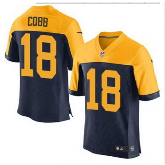 New Green Bay Packers #18 Randall Cobb Navy Blue Alternate Men Stitched NFL New Elite Jersey New Green Bay Packers #18 Randall Cobb Navy Blue Alternate Men Stitched NFL New Elite Jersey