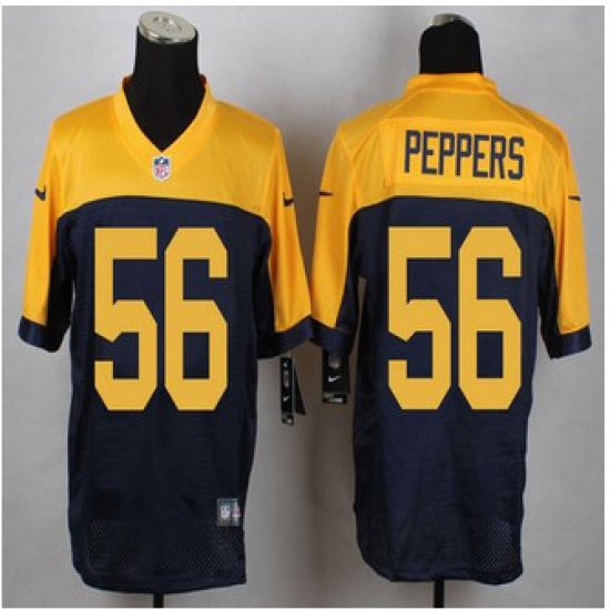 New Green Bay Packers #56 Julius Peppers Navy Blue Alternate Mens Stitched NFL New Elite Jersey New Green Bay Packers #56 Julius Peppers Navy Blue Alternate Mens Stitched NFL New Elite Jersey