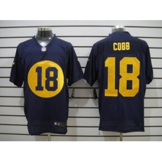 Nike Green Bay Packers 18 Randall Cobb Blue Elite NFL Jersey Nike Green Bay Packers 18 Randall Cobb Blue Elite NFL Jersey