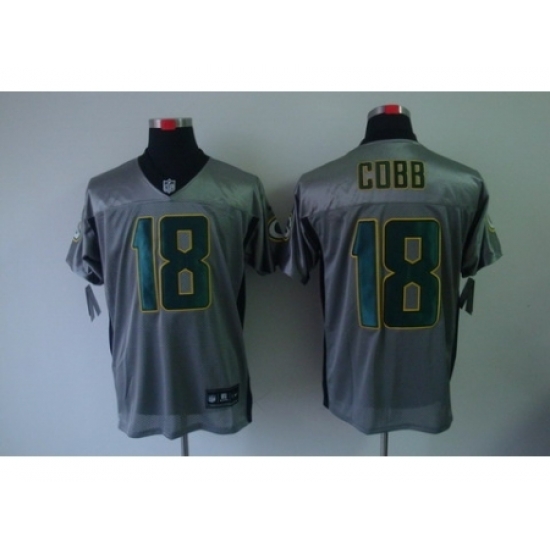 Nike Green Bay Packers 18 Randall Cobb Grey Elite Shadow NFL Jersey Nike Green Bay Packers 18 Randall Cobb Grey Elite Shadow NFL Jersey