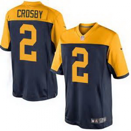 Nike Green Bay Packers #2 Mason Crosby Navy Blue Alternate Mens Stitched NFL New Elite Jersey Nike Green Bay Packers #2 Mason Crosby Navy Blue Alternate Mens Stitched NFL New Elite Jersey