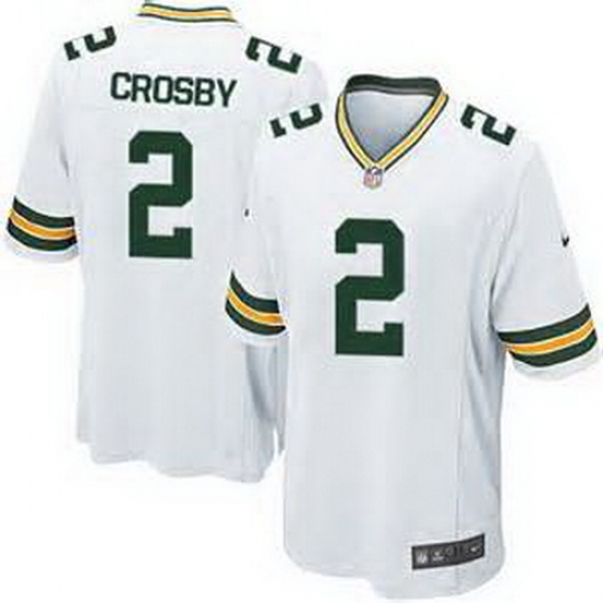Nike Green Bay Packers #2 Mason Crosby White Mens Stitched NFL Elite Jersey Nike Green Bay Packers #2 Mason Crosby White Mens Stitched NFL Elite Jersey