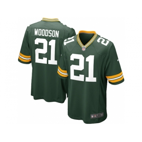 Nike Green Bay Packers 21 Charles Woodson Green Game NFL Jersey Nike Green Bay Packers 21 Charles Woodson Green Game NFL Jersey