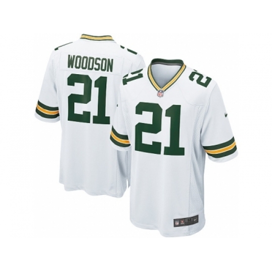 Nike Green Bay Packers 21 Charles Woodson white Game NFL Jersey Nike Green Bay Packers 21 Charles Woodson white Game NFL Jersey