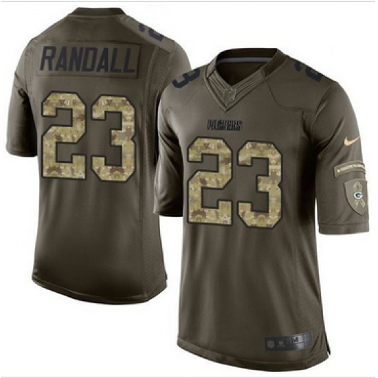 Nike Green Bay Packers #23 Damarious Randall Green Men 27s Stitched NFL Limited Salute To Service Jersey Nike Green Bay Packers #23 Damarious Randall Green Men 27s Stitched NFL Limited Salute To Service Jersey