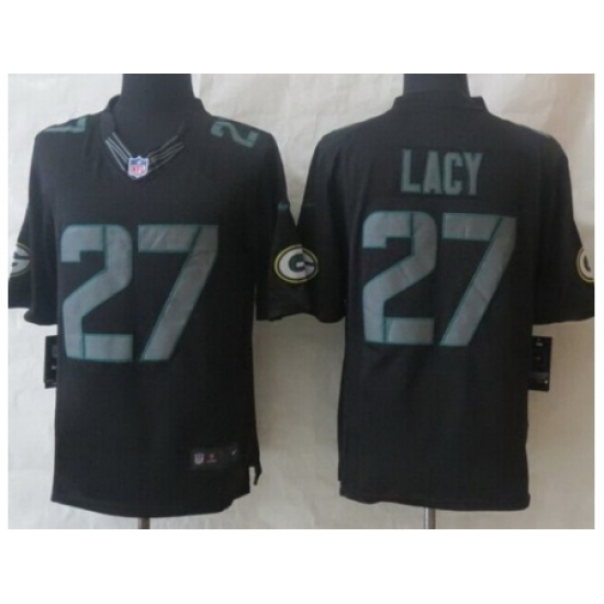 Nike Green Bay Packers 27 Eddie Lacy Black LIMITED Impact NFL Jerseys Nike Green Bay Packers 27 Eddie Lacy Black LIMITED Impact NFL Jerseys