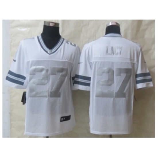 Nike Green Bay Packers 27 Eddie Lacy White Game Platinum NFL Jersey Nike Green Bay Packers 27 Eddie Lacy White Game Platinum NFL Jersey