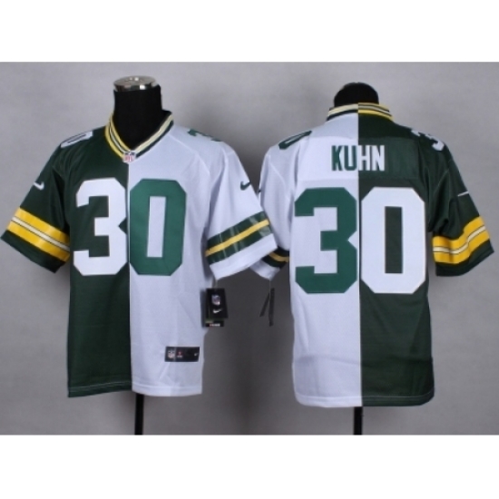 Nike Green Bay Packers 30 John Kuhn green-white Elite Split NFL Jersey Nike Green Bay Packers 30 John Kuhn green-white Elite Split NFL Jersey
