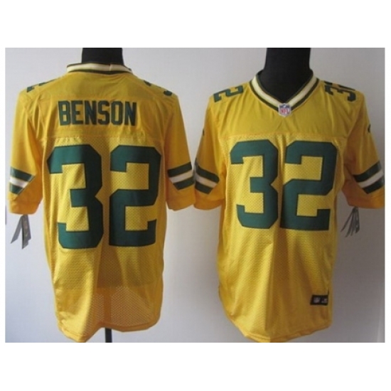 Nike Green Bay Packers 32 Cedric Benson Yellow Elite NFL Jersey Nike Green Bay Packers 32 Cedric Benson Yellow Elite NFL Jersey