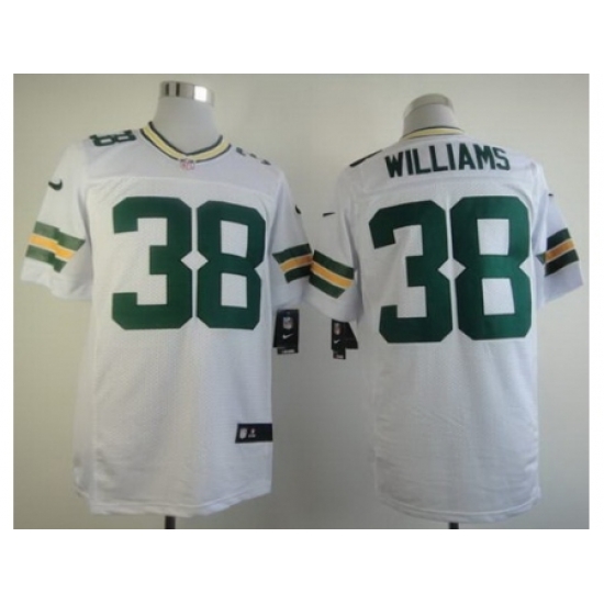 Nike Green Bay Packers 38 Tramon Williams White Elite NFL Jersey Nike Green Bay Packers 38 Tramon Williams White Elite NFL Jersey