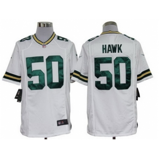 Nike Green Bay Packers 50 A.J. Hawk White Game NFL Jersey Nike Green Bay Packers 50 A.J. Hawk White Game NFL Jersey