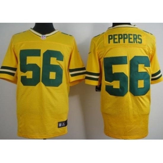 Nike Green Bay Packers 56 Julius Peppers Yellow Elite NFL Jersey Nike Green Bay Packers 56 Julius Peppers Yellow Elite NFL Jersey