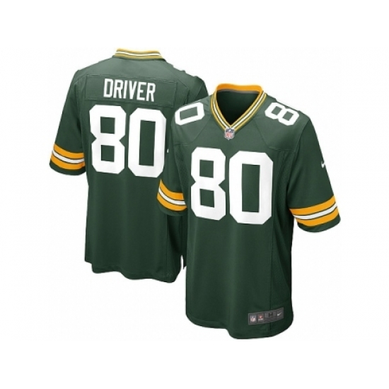 Nike Green Bay Packers 80 Donald Driver Green Game NFL Jersey Nike Green Bay Packers 80 Donald Driver Green Game NFL Jersey