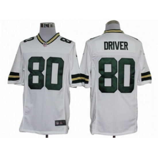 Nike Green Bay Packers 80 Donald Driver White Limited NFL Jersey Nike Green Bay Packers 80 Donald Driver White Limited NFL Jersey