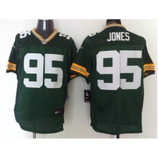 Nike Green Bay Packers 95 Datone Jones Green Elite NFL Jersey Nike Green Bay Packers 95 Datone Jones Green Elite NFL Jersey