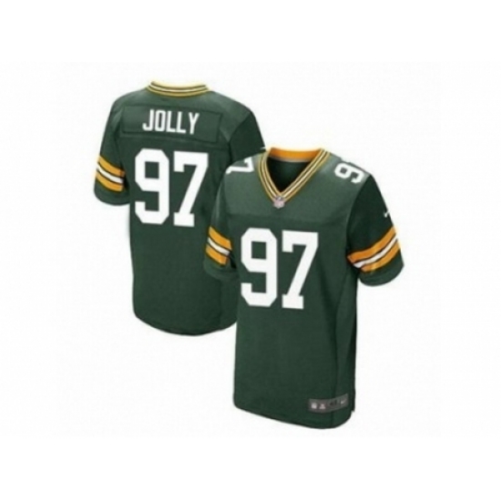 Nike Green bay packers 97 Johnny Jolly green Elite NFL Jersey Nike Green bay packers 97 Johnny Jolly green Elite NFL Jersey