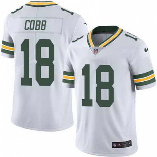 Nike Packers #18 Randall Cobb White Mens Stitched NFL Vapor Untouchable Limited Jersey Nike Packers #18 Randall Cobb White Mens Stitched NFL Vapor Untouchable Limited Jersey