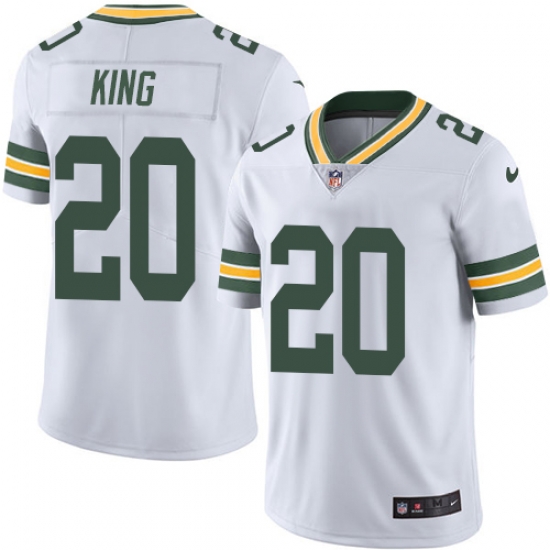 Nike Packers #20 Kevin King White Mens Stitched NFL Vapor Untouchable Limited Jersey Nike Packers #20 Kevin King White Mens Stitched NFL Vapor Untouchable Limited Jersey