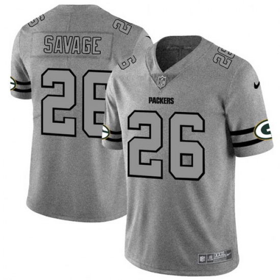 Nike Packers 26 Darnell Savage Jr 2019 Gray Gridiron Gray Vapor Untouchable Limited Jersey Nike Packers 26 Darnell Savage Jr 2019 Gray Gridiron Gray Vapor Untouchable Limited Jersey