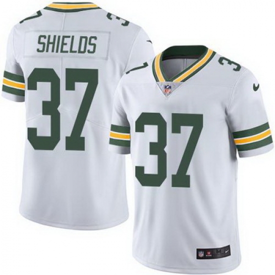 Nike Packers #37 Sam Shields White Mens Stitched NFL Limited Rush Jersey Nike Packers #37 Sam Shields White Mens Stitched NFL Limited Rush Jersey