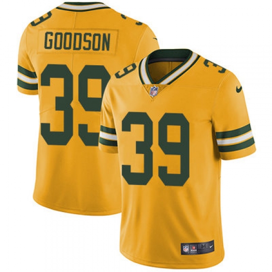 Nike Packers #39 Demetri Goodson Yellow Mens Stitched NFL Limited Rush Jersey Nike Packers #39 Demetri Goodson Yellow Mens Stitched NFL Limited Rush Jersey