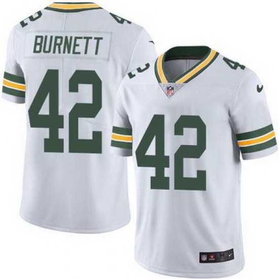 Nike Packers #42 Morgan Burnett White Mens Stitched NFL Vapor Untouchable Limited Jersey Nike Packers #42 Morgan Burnett White Mens Stitched NFL Vapor Untouchable Limited Jersey