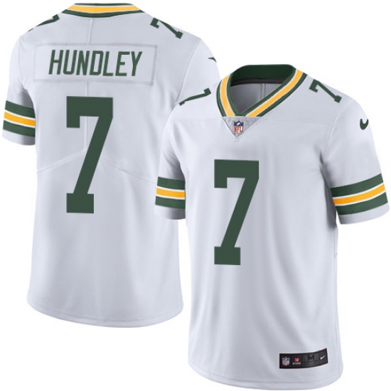 Nike Packers #7 Brett Hundley White Mens Vapor Untouchable Limited Player NFL Jersey Nike Packers #7 Brett Hundley White Mens Vapor Untouchable Limited Player NFL Jersey