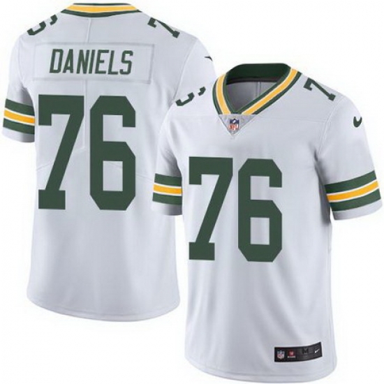 Nike Packers #76 Mike Daniels White Mens Stitched NFL Limited Rush Jersey Nike Packers #76 Mike Daniels White Mens Stitched NFL Limited Rush Jersey