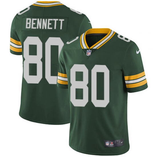 Nike Packers #80 Martellus Bennett Green Team Color Mens Stitched NFL Vapor Untouchable Limited Jersey Nike Packers #80 Martellus Bennett Green Team Color Mens Stitched NFL Vapor Untouchable Limited Jersey