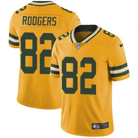 Nike Packers #82 Richard Rodgers Yellow Mens Stitched NFL Limited Rush Jersey Nike Packers #82 Richard Rodgers Yellow Mens Stitched NFL Limited Rush Jersey
