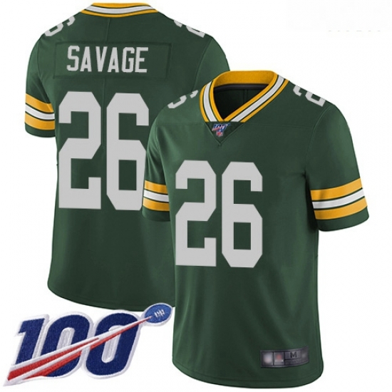 Packers 26 Darnell Savage Green Team Color Men Stitched Football 100th Season Vapor Limited Jersey Packers 26 Darnell Savage Green Team Color Men Stitched Football 100th Season Vapor Limited Jersey