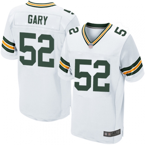 Packers 52 Rashan Gary White Men Stitched Football Elite Jersey Packers 52 Rashan Gary White Men Stitched Football Elite Jersey